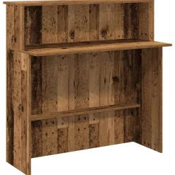 vidaXL Bureau de réception 100x50x103,5cm bois d'ingénierie