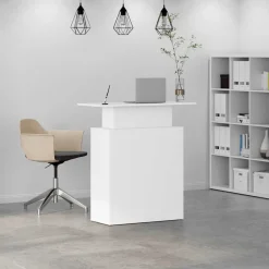 vidaXL Bureau de réception 100x40x104 cm Bois d'ingénierie