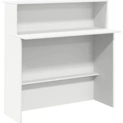 vidaXL Bureau de réception 100x50x103,5 cm Bois d'ingénierie