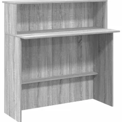 vidaXL Bureau de réception 100x50x103,5 cm bois ingénierie