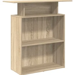 vidaXL Bureau de réception Chêne Sonoma 100x40x104 cm Bois d'ingénierie