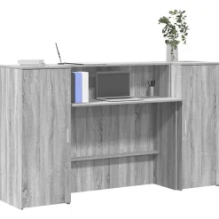 vidaXL Bureau de réception 180x50x103,5 cm bois ingénierie