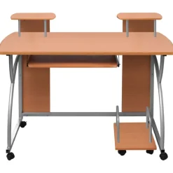 Meubles De Bureau-vidaXL Bureau d'ordinateur 110x52x88,5 cm Bois d’ingénierie Marron