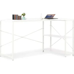 Meubles De Bureau-vidaXL Bureau d'ordinateur 120x72x70 cm Blanc