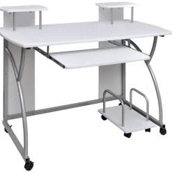 vidaXL Bureau d'ordinateur 110x52x88,5 cm Bois d’ingénierie
