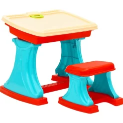 Jouets-vidaXL Bureau et chevalet d'apprentissage réglable pour enfants