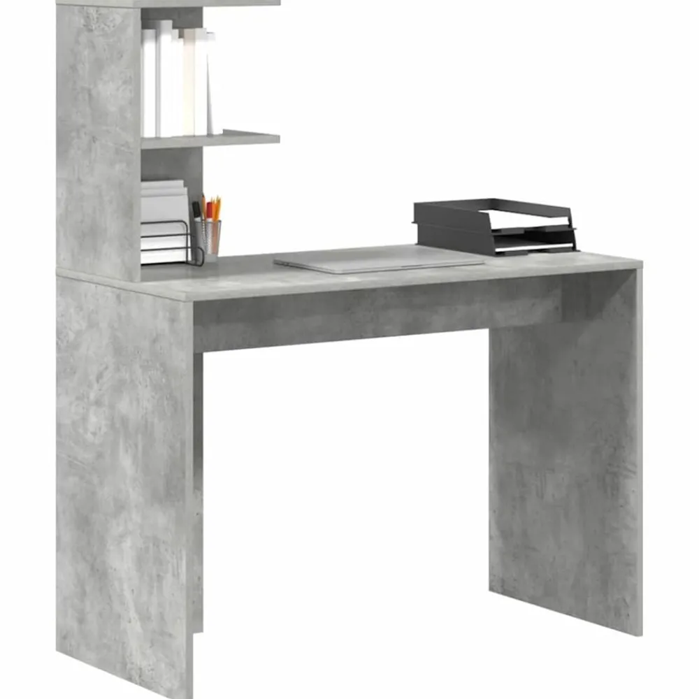 vidaXL Bureau 102 x 50 x 124 cm Bois d'ingénierie