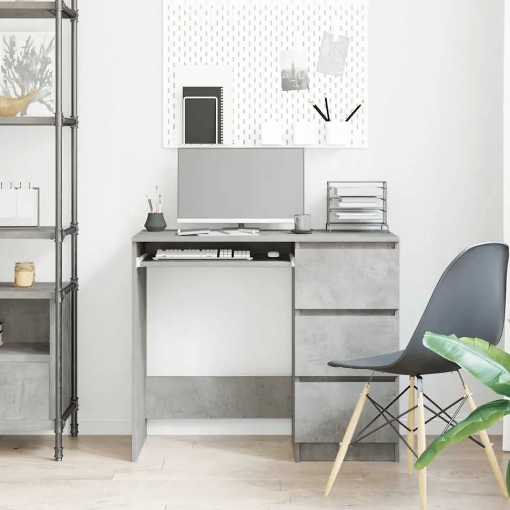 vidaXL Bureau 90x45x76 cm Bois d’ingénierie