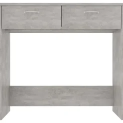 Meubles De Bureau-vidaXL Bureau 80x40x75 cm Bois d’ingénierie Gris béton