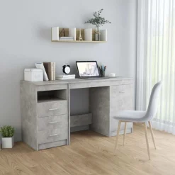 vidaXL Bureau 140x50x76 cm Bois d’ingénierie