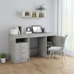 vidaXL Bureau 140x50x76 cm Bois d’ingénierie