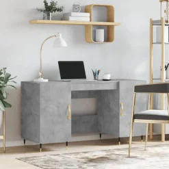 vidaXL Bureau 140x50x75 cm bois d'ingénierie