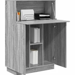 Meubles De Bureau-vidaXL Bureau Gris Sonoma 71.5 x 31.5 x 106.5 cm Bois d'ingénierie Sonoma gris