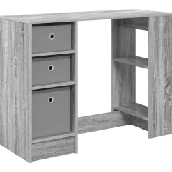 Meubles De Bureau-vidaXL Bureau Gris Sonoma 100 x 40 x 75 cm Bois d'ingénierie Sonoma gris