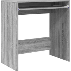 Meubles De Bureau-vidaXL Bureau Gris Sonoma 77,5 x 43 x 79 cm Bois d'ingénierie Sonoma gris