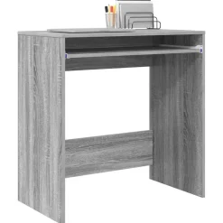 Meubles De Bureau-vidaXL Bureau Gris Sonoma 77,5 x 43 x 79 cm Bois d'ingénierie Sonoma gris