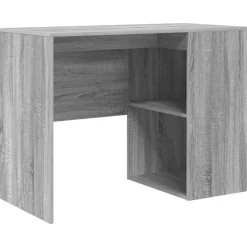 Meubles De Bureau-vidaXL Bureau Gris Sonoma 102 x 50 x 75 cm Bois d'ingénierie Sonoma gris