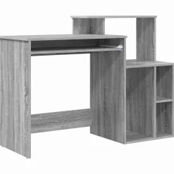 Meubles De Bureau-vidaXL Bureau Gris Sonoma 120,5 x 44 x 88,5 cm Bois d'ingénierie Sonoma gris
