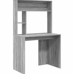 vidaXL Bureau Gris Sonoma 91 x 50 x 149 cm Bois d'ingénierie