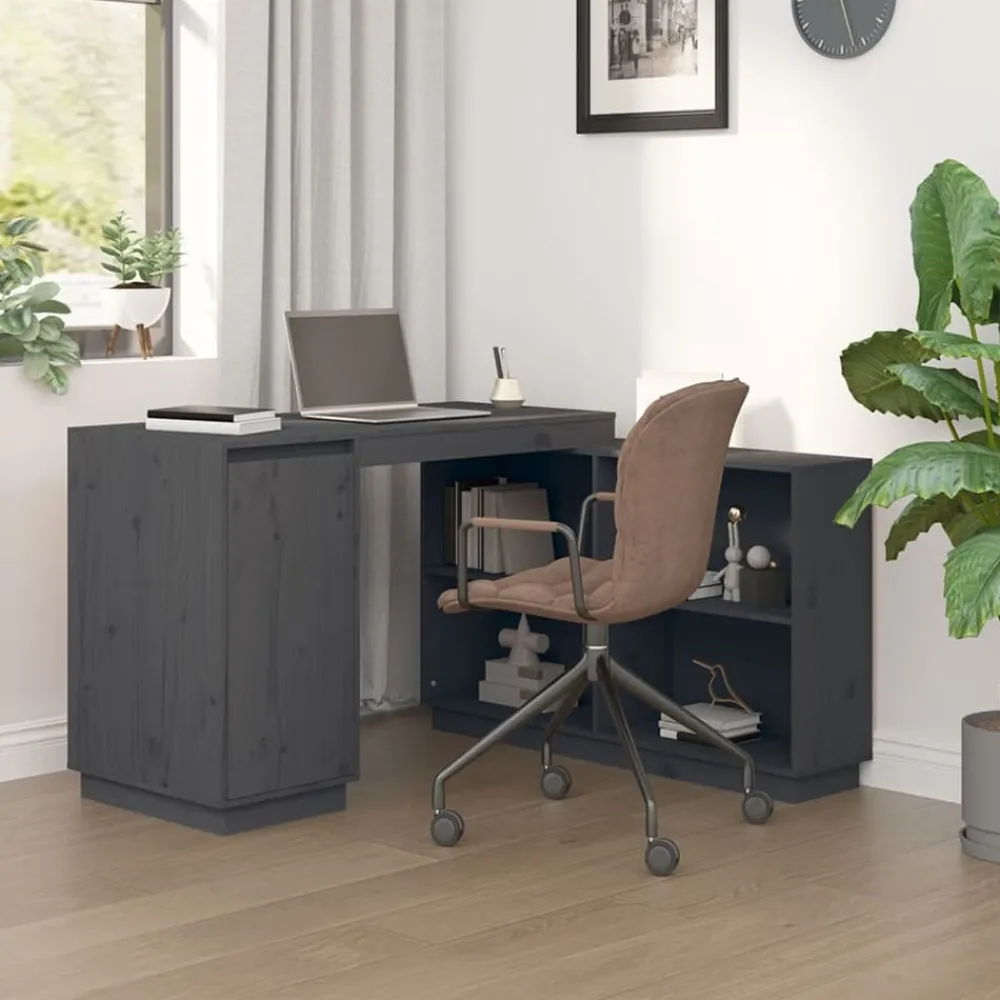 vidaXL Bureau 110x50x75 cm Bois massif de pin