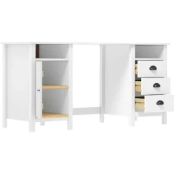 vidaXL Bureau Hill 150x50x74 cm Bois de pin solide