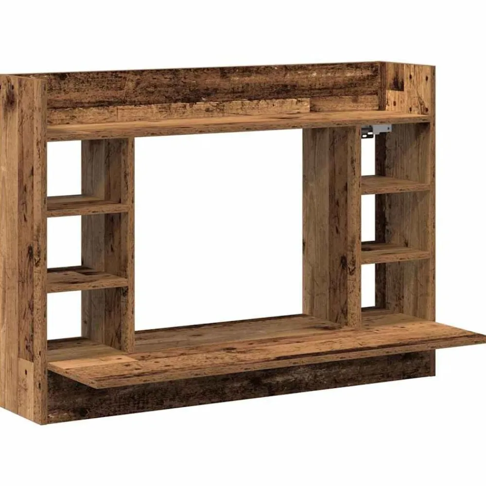 vidaXL Bureau mural Bois ancien 105 x 48 x 75 cm Bois d'ingénierie