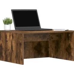 vidaXL Bureau mural Chêne fumé 60 x 45 x 30 cm Bois d'ingénierie
