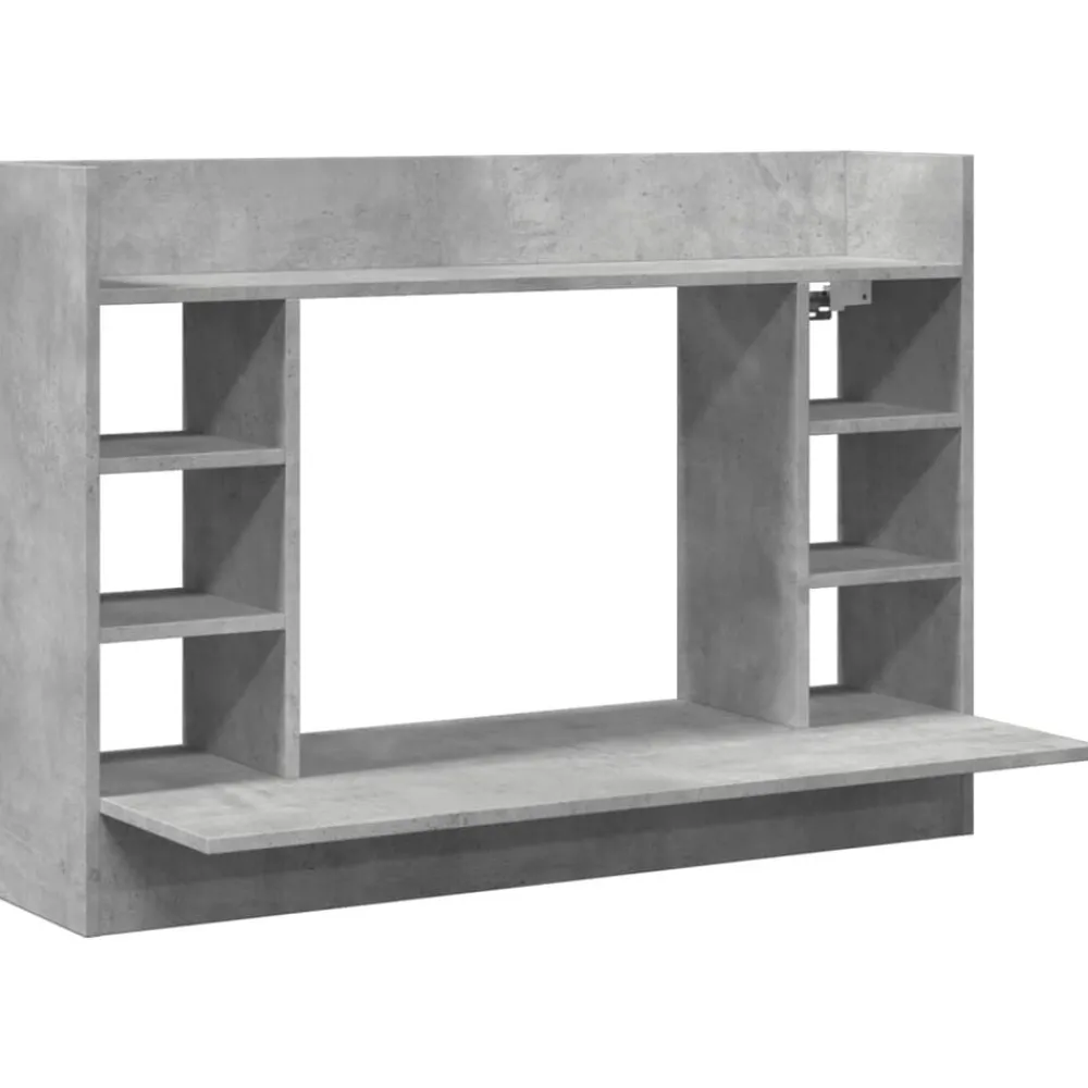 vidaXL Bureau mural 105x48x75 cm bois d'ingénierie