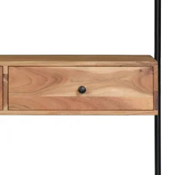 Étagères-vidaXL Bureau mural 90x40x170 cm Bois d'acacia solide