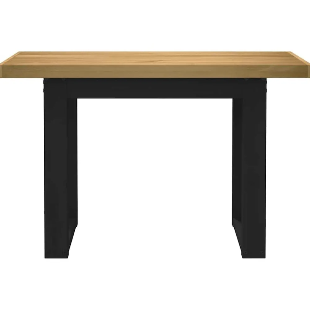 vidaXL Bureau NOAIN pieds en forme de U 120x50x75 cm bois massif pin