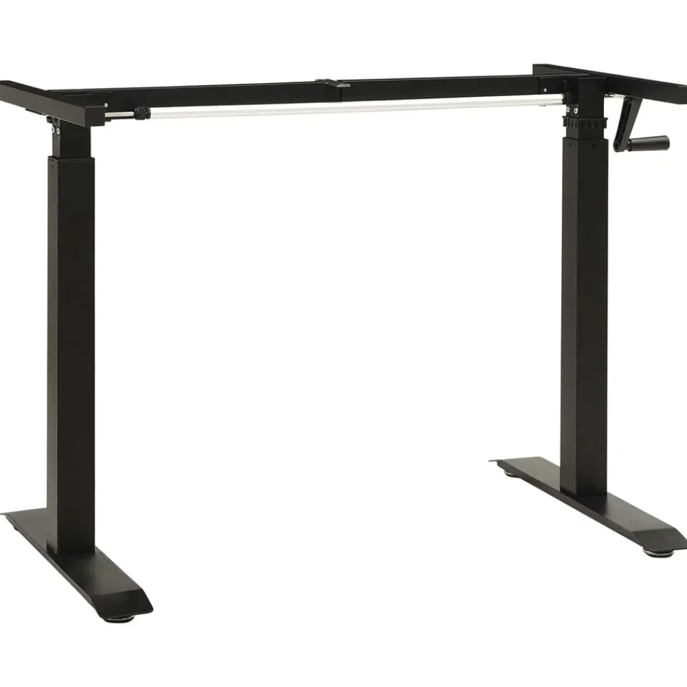 Meubles De Bureau-vidaXL Bureau Noir et Brun Clair 140 x 60 cm Bois de chêne massif noir et marron clair