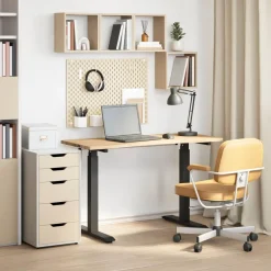 vidaXL Bureau 120 x 60 cm Bois de chêne massif