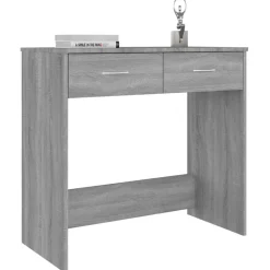 Meubles De Bureau-vidaXL Bureau 80x40x75 cm bois d'ingénierie Sonoma gris