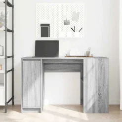 Meubles De Bureau-vidaXL Bureau 120x42x76 cm bois d'ingénierie Sonoma gris