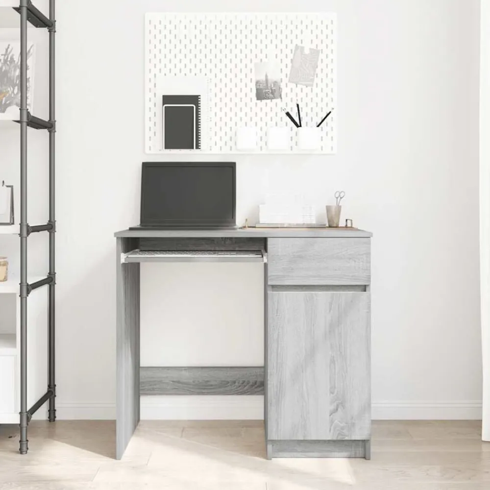 vidaXL Bureau 86x49x76 cm bois d'ingénierie