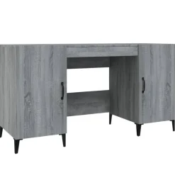 Meubles De Bureau-vidaXL Bureau 140x50x75 cm Bois d'ingénierie Sonoma gris
