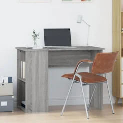 Meubles De Bureau-vidaXL Bureau 100x55x75 cm bois d'ingénierie Sonoma gris
