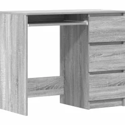 Meubles De Bureau-vidaXL Bureau 90x45x76 cm Bois d'ingénierie Sonoma gris