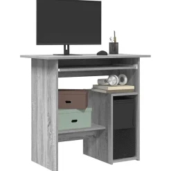 Meubles De Bureau-vidaXL Bureau 80x45x74 cm Bois d'ingénierie Sonoma gris