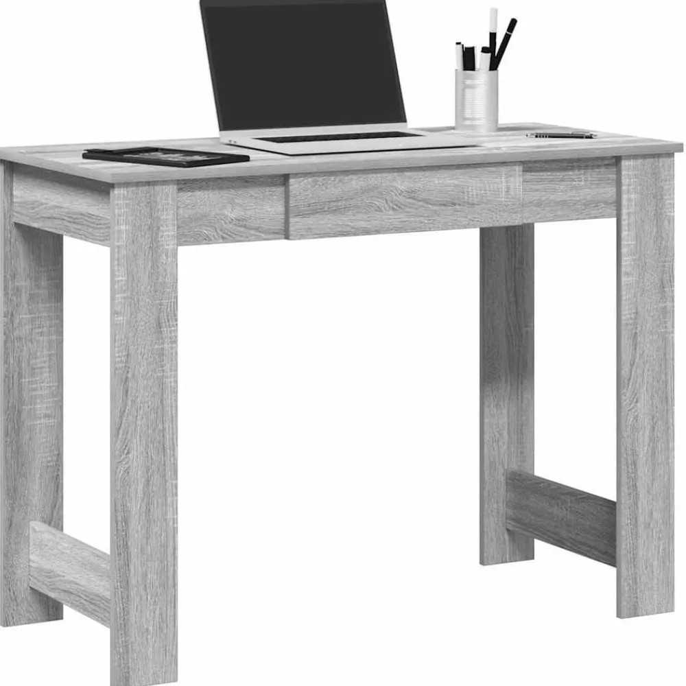 vidaXL Bureau 100x45x75 cm bois d'ingénierie
