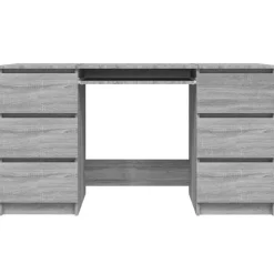 Meubles De Bureau-vidaXL Bureau 140x50x77 cm Bois d'ingénierie Sonoma gris