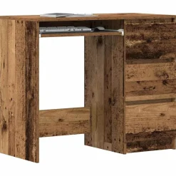 Meubles De Bureau-vidaXL Bureau 90x45x76 cm bois d'ingénierie Vieux bois