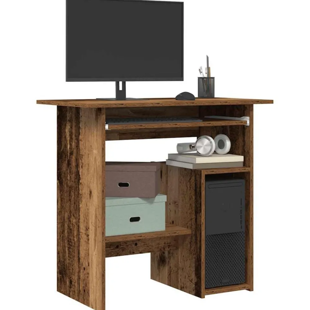 vidaXL Bureau 80x45x74 cm bois d'ingénierie
