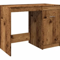 Meubles De Bureau-vidaXL Bureau 100x50x76 cm bois d'ingénierie Vieux bois