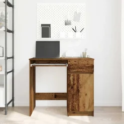 Meubles De Bureau-vidaXL Bureau 86x49x76 cm bois d'ingénierie Vieux bois