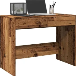vidaXL Bureau 101x50x76,5 cm bois d'ingénierie