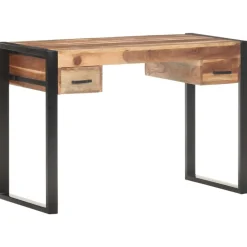 vidaXL Bureau 110x50x76 cm Bois solide