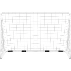 Divers Sports-vidaXL But de football avec filet Blanc 180x90x120 cm Acier