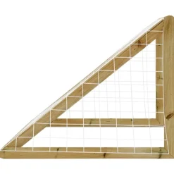 vidaXL But de football avec filet 160x80x100 cm Bois de pin imprégné