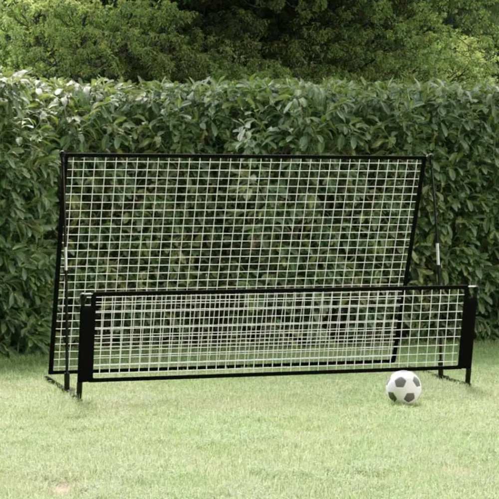 vidaXL But de football de rebondissement 2 en 1 202x104x120 cm Acier